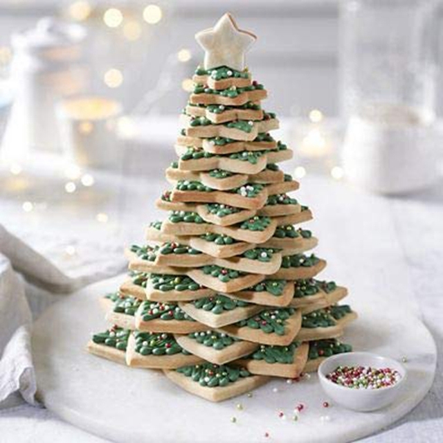 Zestaw 6 foremek do wycinania 3D ciasteczek świątecznych, w kształcie gwiazdek i serc, idealny do dekoracji bożonarodzeniowych - Wianko - 5