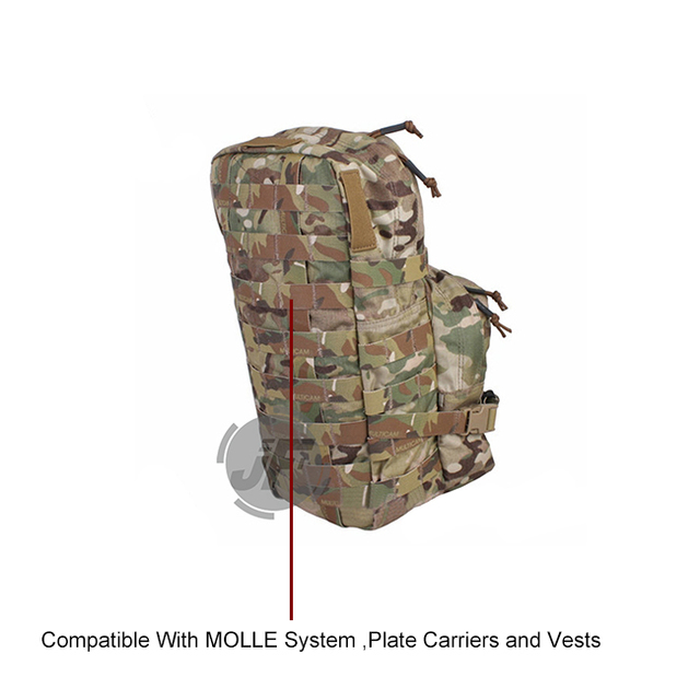Plecak taktyczny EmersonGear z modułowym systemem MOLLE / PALS i 3L torbą na wodę - Torby myśliwskie - Wianko - 12