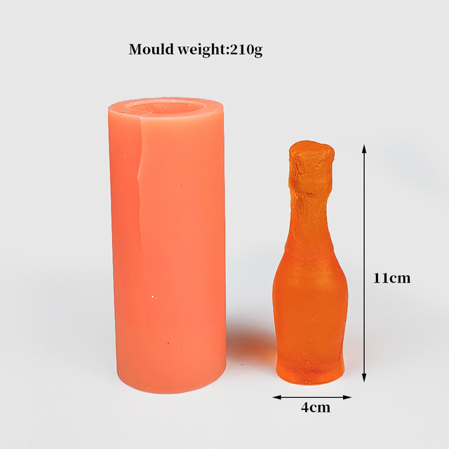 Silikonowa foremka 3D na butelki piwa do domowego DIY z gliny i żywicy (QT0445) - Wianko - 5