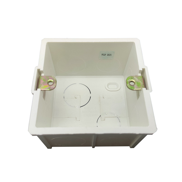 Białe plastikowe uchwyt termostatu domowego Nation, wymiary 81mm x 81mm, do montażu na 86mm ciemnym pudełku - Wianko - 22