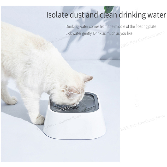 Miska na wodę dla psa i kotów z dużą pojemnością - odporna na zachlapanie i przenośna - Wianko - 4