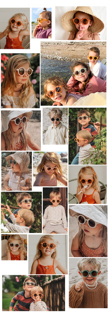 Dziecięce okulary przeciwsłoneczne Retro 2021, jednolity kolor, ultrafioletowe, okrągłe, wygodne, okulary okularowe - Wianko - 10