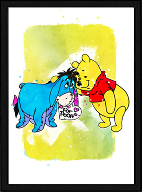 Obraz na płótnie Disney Kubuś Puchatek i przyjaciele - dziecięcy plakat i druk do dekoracji pokoju - Wianko - 10