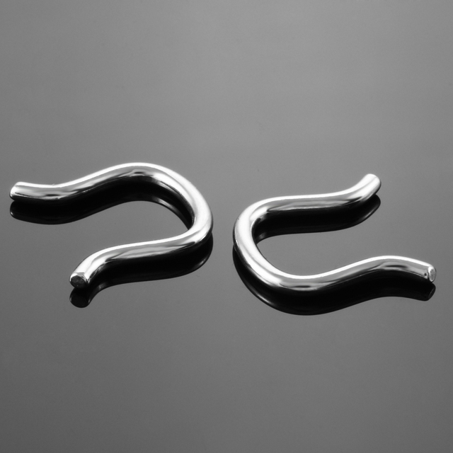 Pierścienie nosowe stalowe litery U Retainer Nariz - biżuteria do ciała - Wianko - 9