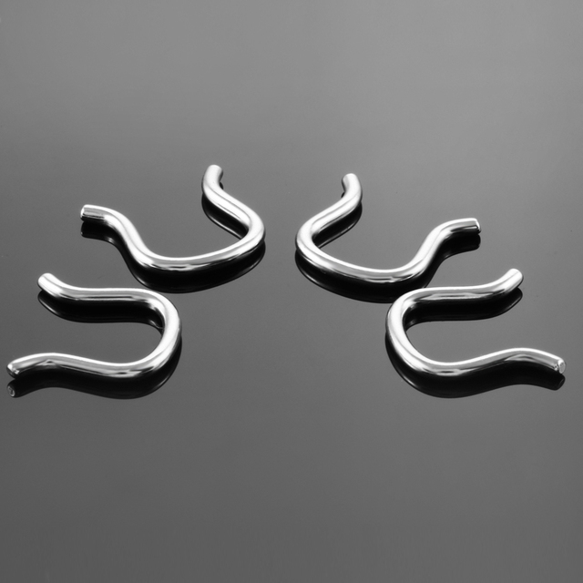 Pierścienie nosowe stalowe litery U Retainer Nariz - biżuteria do ciała - Wianko - 10