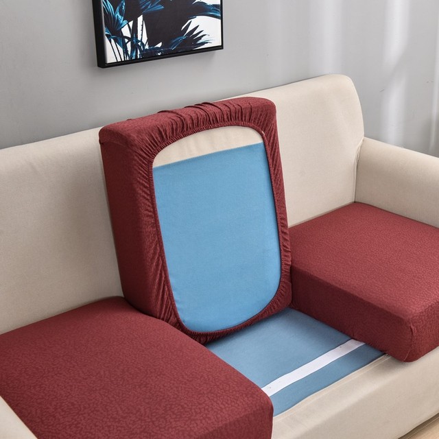 Wodoodporny ochraniacz jednokolorowej narzuty na sofę narożną z elastycznego materiału - Wianko - 15