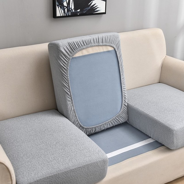 Wodoodporny ochraniacz jednokolorowej narzuty na sofę narożną z elastycznego materiału - Wianko - 21