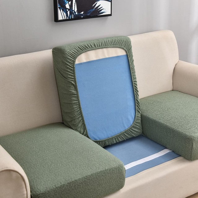 Wodoodporny ochraniacz jednokolorowej narzuty na sofę narożną z elastycznego materiału - Wianko - 23