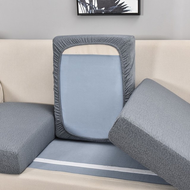 Wodoodporny ochraniacz jednokolorowej narzuty na sofę narożną z elastycznego materiału - Wianko - 11
