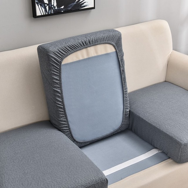 Wodoodporny ochraniacz jednokolorowej narzuty na sofę narożną z elastycznego materiału - Wianko - 8