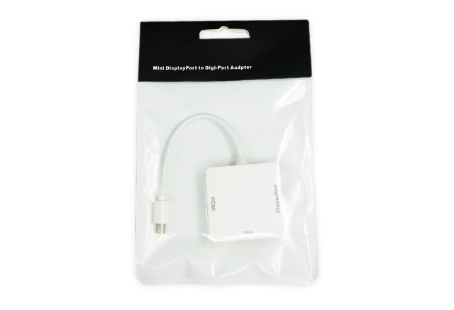 Adapter Mini DP Thunderbolt 3w1 na HDMI DVI VGA do MacBooka Pro Air i iMac Monitor TV - Wianko - 25
