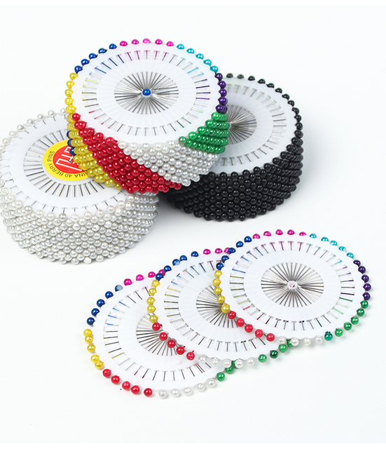 480 sztuk szpilek do szycia z głową perły - fiksacja igieł w biżuterii i ubraniach DIY - Wianko - 7