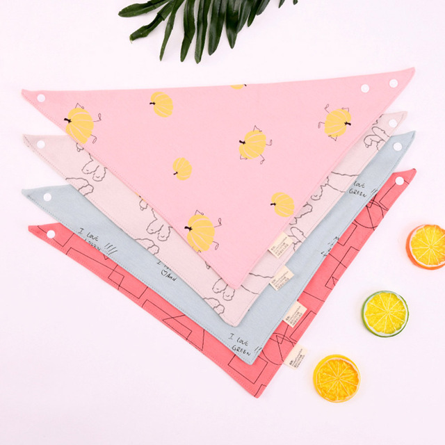 Bawełniane śliniaki na chustę Cartoon trójkąt dla niemowląt chłopca i dziewczynki - Wianko - 1