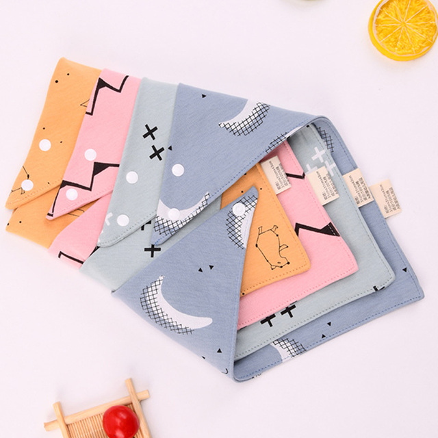 Bawełniane śliniaki na chustę Cartoon trójkąt dla niemowląt chłopca i dziewczynki - Wianko - 5