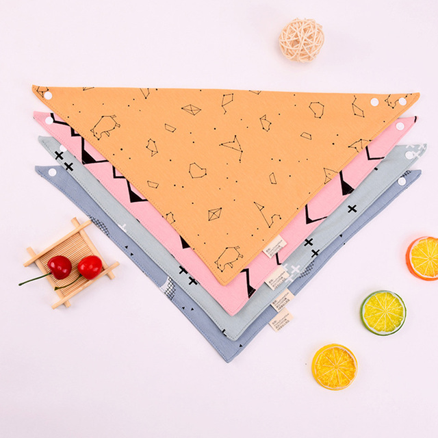 Bawełniane śliniaki na chustę Cartoon trójkąt dla niemowląt chłopca i dziewczynki - Wianko - 2