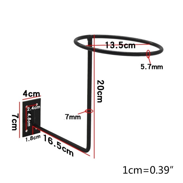 Kask motocyklowy stojak ścienny - uchwyt do przechowywania oszczędzający miejsce - Wianko - 5