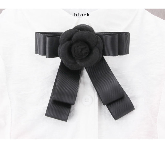 Koreańska broszka róża ze sztuczną tkaniną wysokiej jakości do sukni ślubnych i odzieży - akcesorium dla kobiet - Wianko - 2