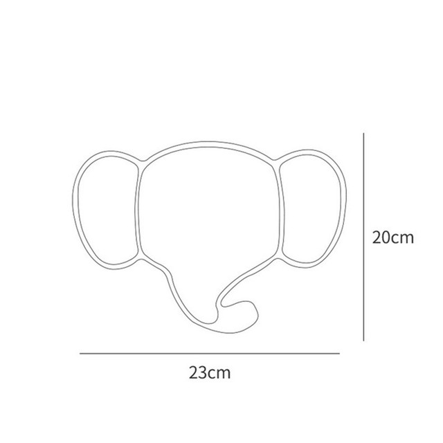 Silikonowa zastawa stołowa dla dzieci z przyssawkami - słoń z kreskówek - Wianko - 4
