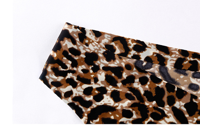 Sportowe majtki dla kobiet QIWN Sexy Leopard Stripes - miękka bawełna, bezszwowe stringi z niskim stanem - Wianko - 10