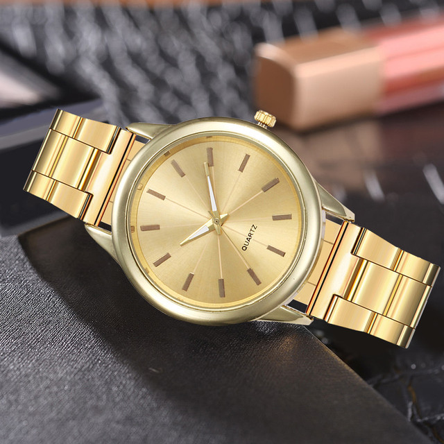 Zegarek damski luksusowy z kwarcowym mechanizmem i tarczą ze stali nierdzewnej, codzienna bransoletka, wersja 2021 - Wianko - 11