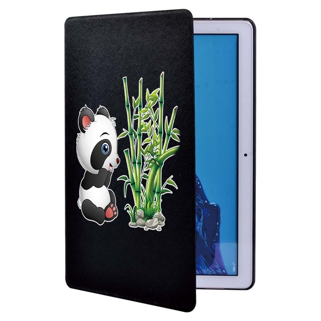 Obudowa na tablet Huawei MediaPad T3 8.0/10 9.6/T5 10.1 - śliczne kreskówki, drukuj, PU skórzany, folio, stojak - Wianko - 10