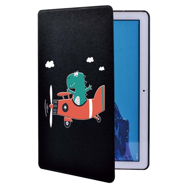 Obudowa na tablet Huawei MediaPad T3 8.0/10 9.6/T5 10.1 - śliczne kreskówki, drukuj, PU skórzany, folio, stojak - Wianko - 12