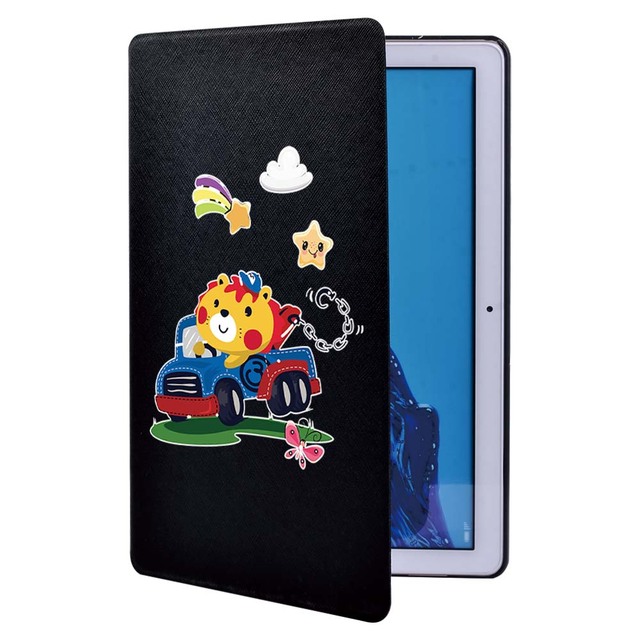 Obudowa na tablet Huawei MediaPad T3 8.0/10 9.6/T5 10.1 - śliczne kreskówki, drukuj, PU skórzany, folio, stojak - Wianko - 15