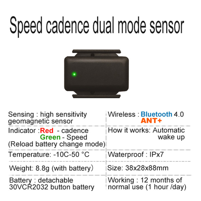 MAGENE H64 - pulsometr, czujnik Bluetooth 4.0 i ANT+ do komputera rowerowego Garmin - Wianko - 40