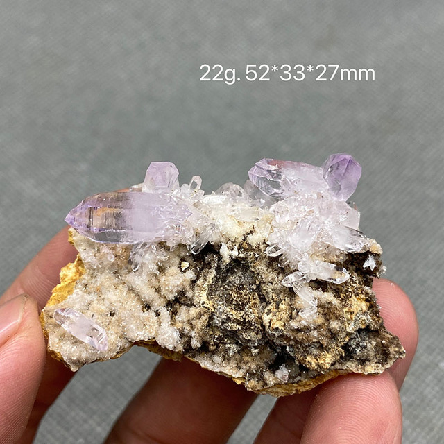 Wisiorek z rzadkiej, podwójnej głowicy kryształowej ametystowej Cruz z Meksyku - 100% naturalny kwarcowy minerał - Wianko - 11