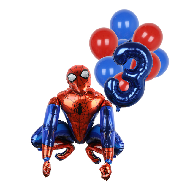 Zestaw balonów na imprezę z motywem Spider Hero Man Marvel - konfetti, banner, dekoracje urodzinowe dla dzieci - Wianko - 6