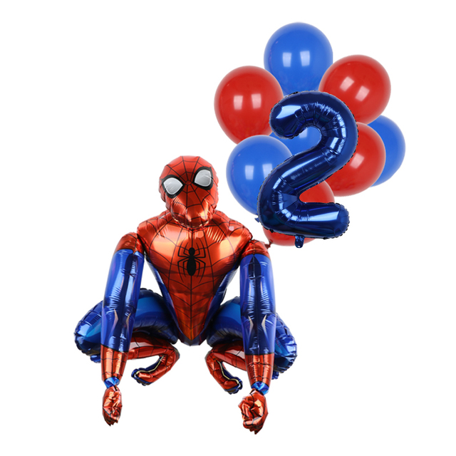 Zestaw balonów na imprezę z motywem Spider Hero Man Marvel - konfetti, banner, dekoracje urodzinowe dla dzieci - Wianko - 5