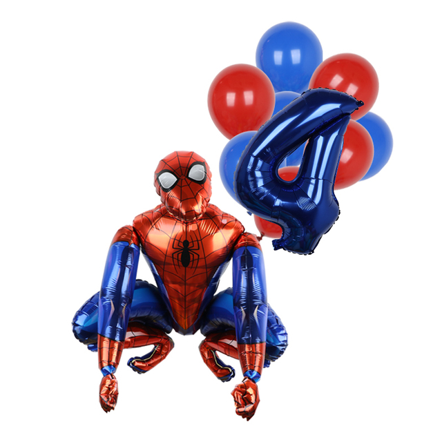 Zestaw balonów na imprezę z motywem Spider Hero Man Marvel - konfetti, banner, dekoracje urodzinowe dla dzieci - Wianko - 7