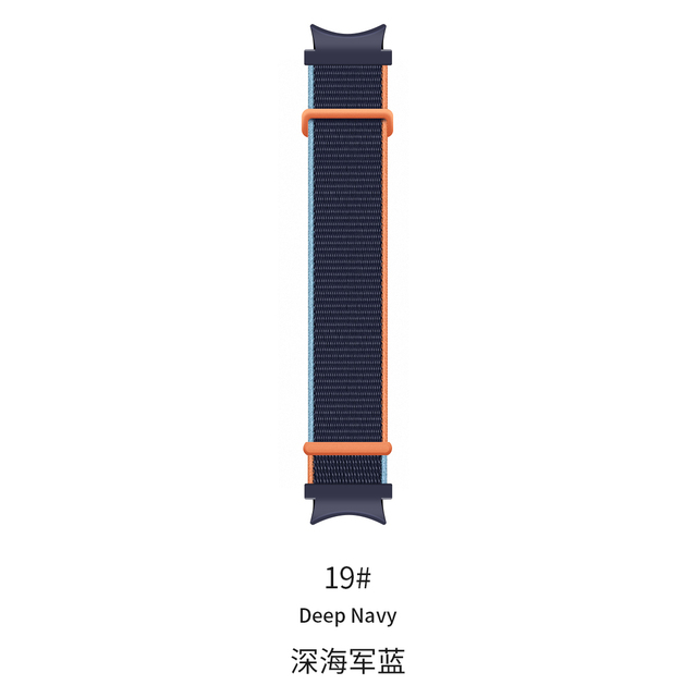 Sportowa nylonowa opaska do zegarka Samsung Galaxy 4 - 20mm, 44mm, 40mm, 42mm, 46mm - Wianko - 8