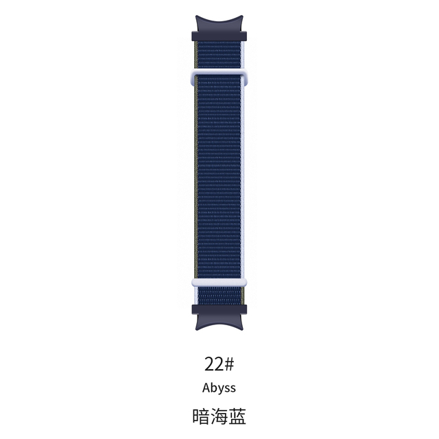 Sportowa nylonowa opaska do zegarka Samsung Galaxy 4 - 20mm, 44mm, 40mm, 42mm, 46mm - Wianko - 14