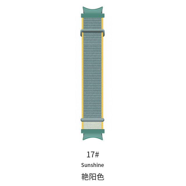 Sportowa nylonowa opaska do zegarka Samsung Galaxy 4 - 20mm, 44mm, 40mm, 42mm, 46mm - Wianko - 4