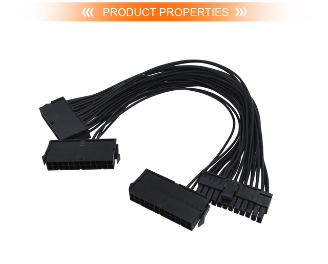 Adapter TISHRIC do podłączania 10 zasilaczy ATX 20 + 4 24Pin w górnictwie - Wianko - 12