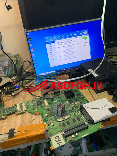 Płyta główna ASUS X550ZE z procesorem A10-7400P do laptopa - Testowana, z 40-pinowym łączem LVDS - Wianko - 11