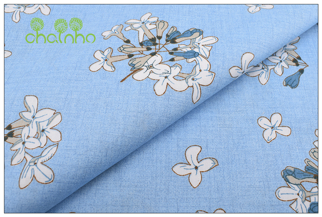 Bawełniana tkanina Chainho - gruba, miękka, nieprzezroczysta, drukowana w splot skośny - idealna do patchworkowych ubrań i DIY szycia dla dzieci - pół metra - Wianko - 13
