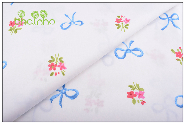 Bawełniana tkanina Chainho - gruba, miękka, nieprzezroczysta, drukowana w splot skośny - idealna do patchworkowych ubrań i DIY szycia dla dzieci - pół metra - Wianko - 45