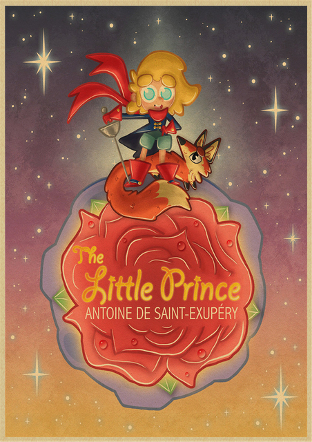Plakat Anime Bajka Mały Książę na płótnie do pokoju dziecięcego - Wianko - 6