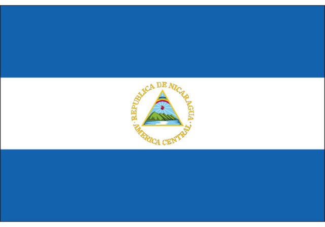 Flaga Nikaragui Wisząca 90x150cm z Mosiądzowymi Otworami - Wianko - 3