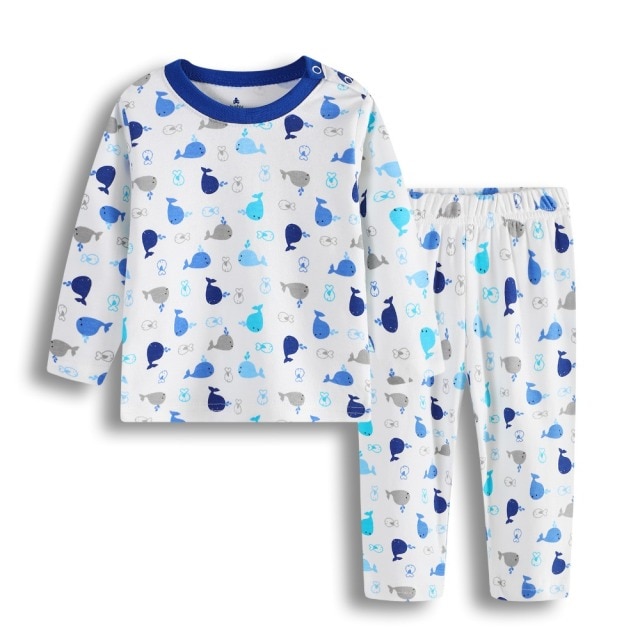 Hooyi Worm Baby Girl Zestaw Piżam 100% Bawełniany T-Shirt i Spodnie w Modnym Stylu Niemowlęcym - Wianko - 24