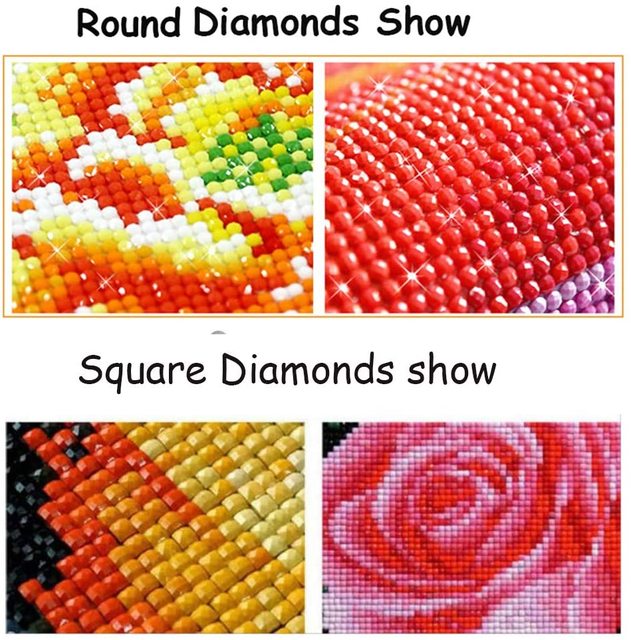 Kwadratowe/okrągłe diamenciki DMC 447 kolorów - 200 szt./worek - MOQ 10 worków/kolor - 5d DIY diament Art - Wianko - 23