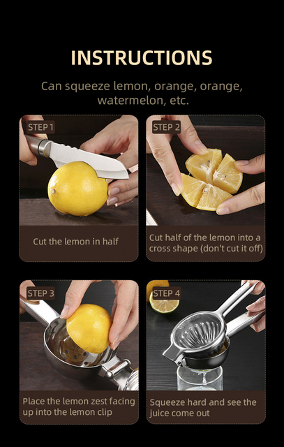 Wyciskarka do cytryny AIRBELL - pomarańczowy exprimidor limon citron - narzędzia kuchenne do cytrusów - Wianko - 12