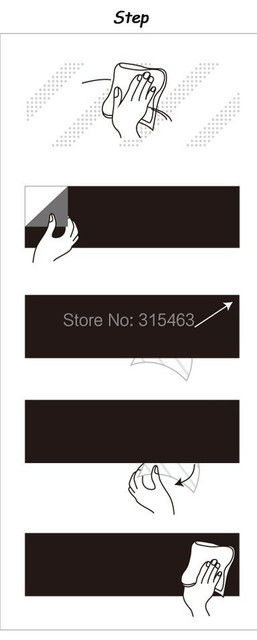 Czarna płyta naklejki ścienne Decor 45x200 cm - wymienna tablica do pisania kredą zielony biały + 5 kreda lub 1 wody długopis (Darmowa wysyłka!) - Wianko - 6