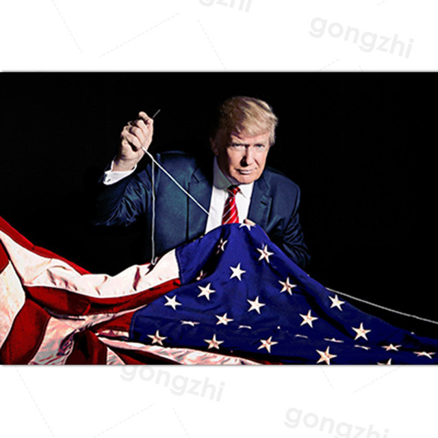 Plakat artystyczny Trump Wall - malarstwo nowoczesne na płótnie do dekoracji domu i salonu - Wianko - 5