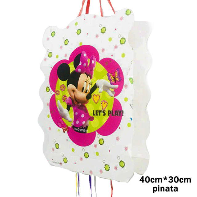 Obrus dekoracyjny na imprezę urodzinową Myszką Minnie 108x180cm dla dzieci - Wianko - 22