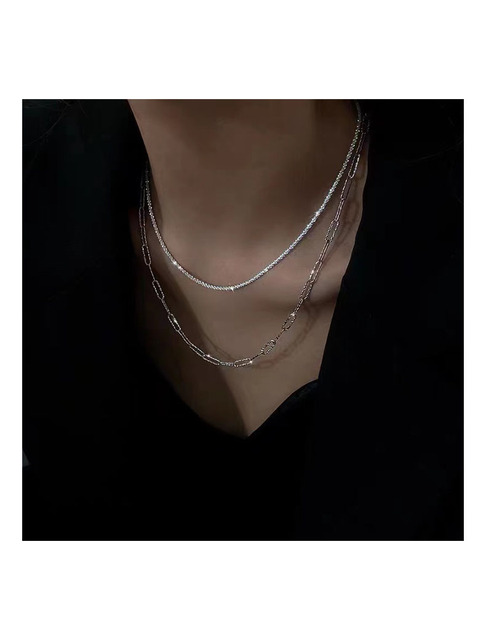 Popularny łańcuszek do obojczyka - prosta biżuteria dla kobiet x-82 83 - Wianko - 6