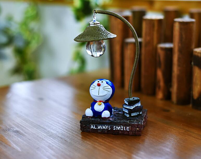 Doraemon - Ledowy nocny model figurki zabawki dla dzieci - lekka lampka nocna, idealna do dekoracji sypialni - Wianko - 15