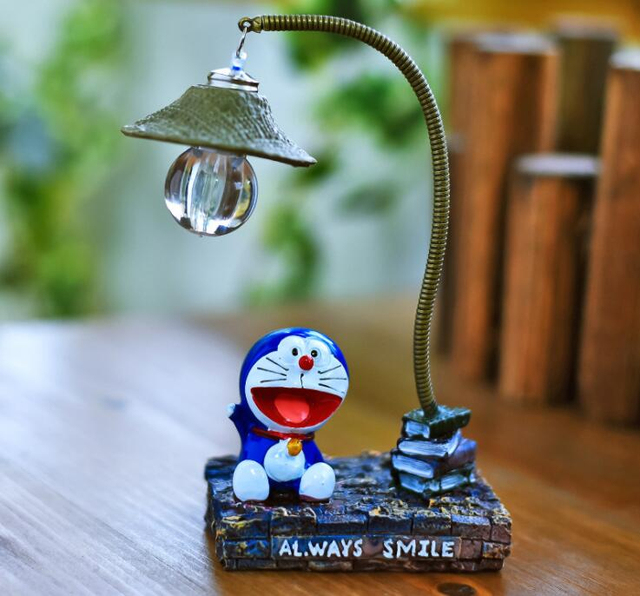 Doraemon - Ledowy nocny model figurki zabawki dla dzieci - lekka lampka nocna, idealna do dekoracji sypialni - Wianko - 13